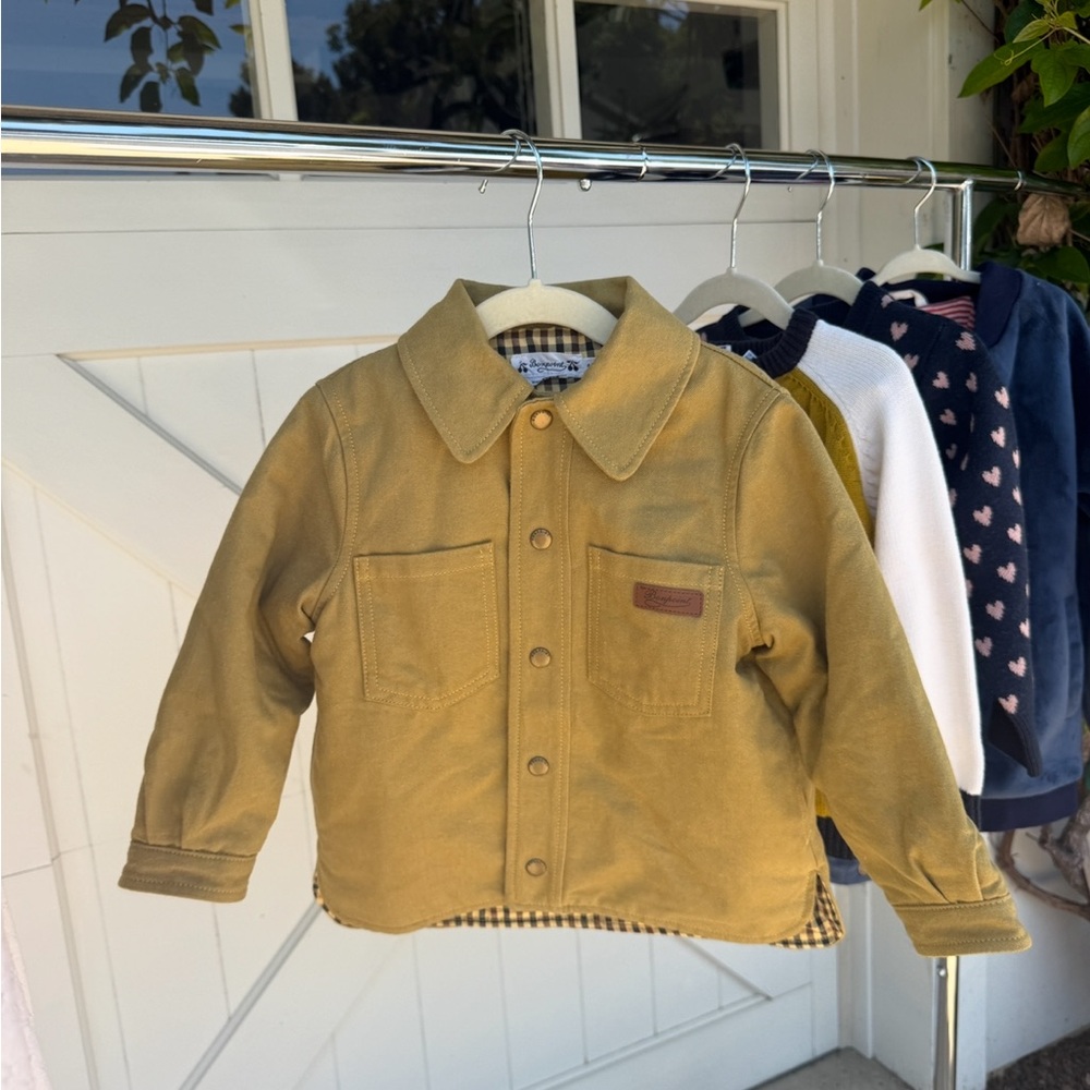 Bonpoint Tan Kids Jacket